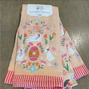 Easter Bunny Set of 3  Kitchen Towels
